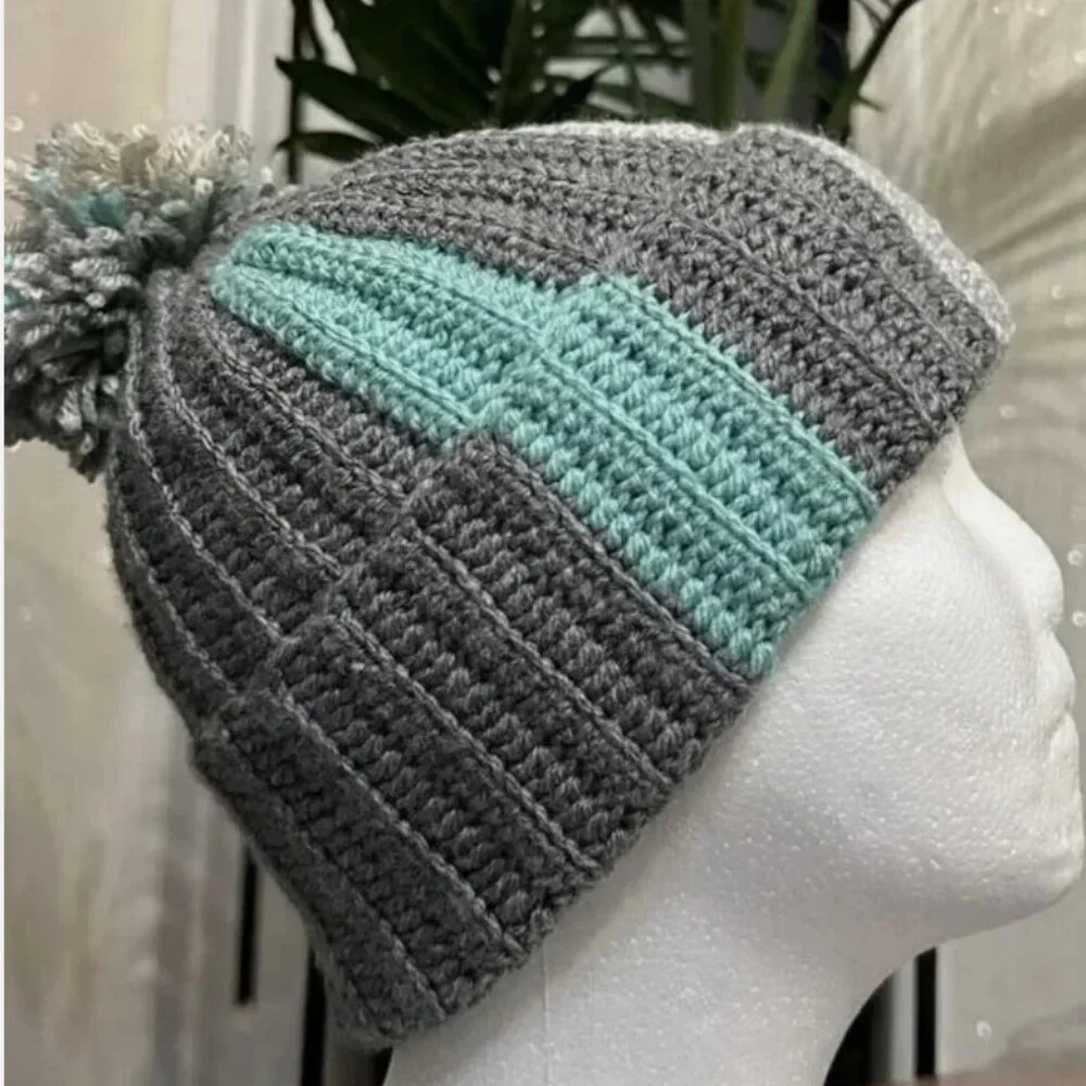 Handmade Knitted Hat Knit Beanie with Pom Gift for Christmas Hats Unisex